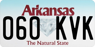AR license plate 060KVK