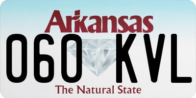 AR license plate 060KVL