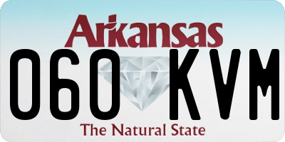 AR license plate 060KVM