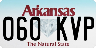 AR license plate 060KVP