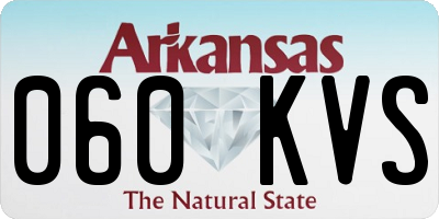 AR license plate 060KVS