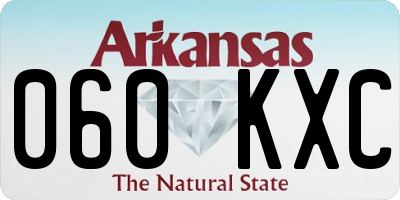 AR license plate 060KXC