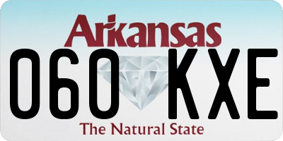 AR license plate 060KXE