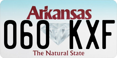 AR license plate 060KXF