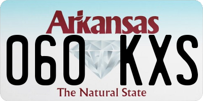 AR license plate 060KXS