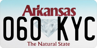 AR license plate 060KYC