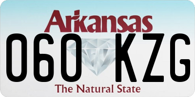 AR license plate 060KZG