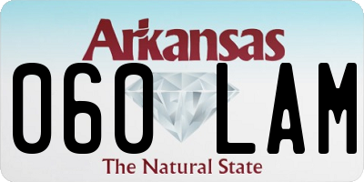 AR license plate 060LAM