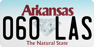 AR license plate 060LAS