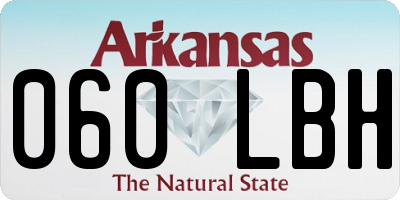 AR license plate 060LBH