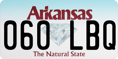 AR license plate 060LBQ