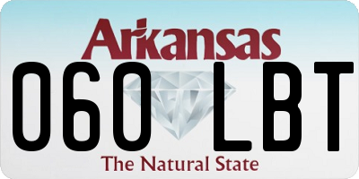 AR license plate 060LBT
