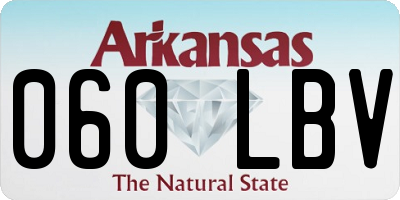 AR license plate 060LBV