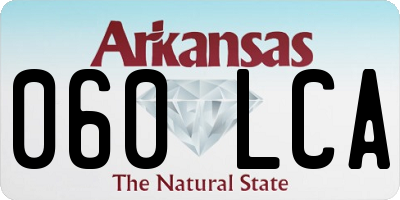 AR license plate 060LCA