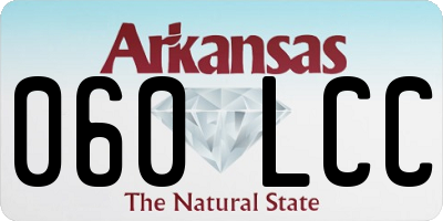 AR license plate 060LCC