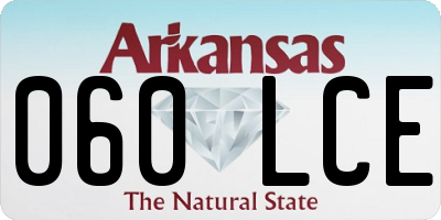 AR license plate 060LCE