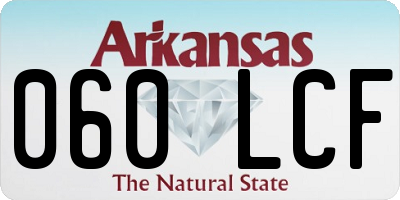 AR license plate 060LCF