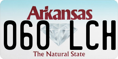 AR license plate 060LCH
