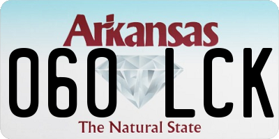 AR license plate 060LCK