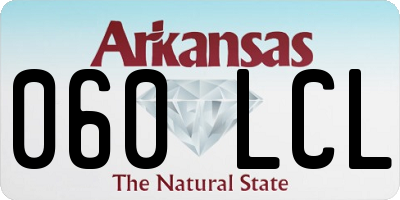 AR license plate 060LCL