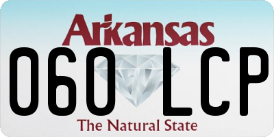 AR license plate 060LCP