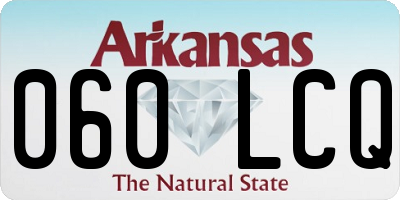 AR license plate 060LCQ