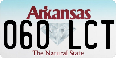 AR license plate 060LCT