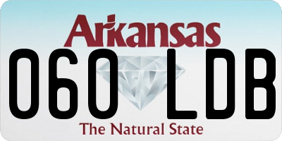 AR license plate 060LDB