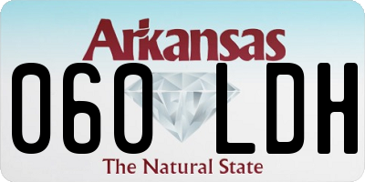 AR license plate 060LDH