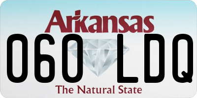 AR license plate 060LDQ