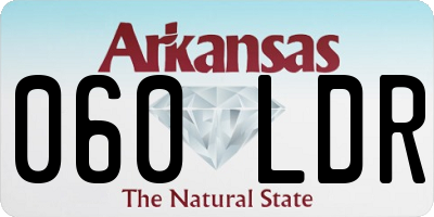 AR license plate 060LDR