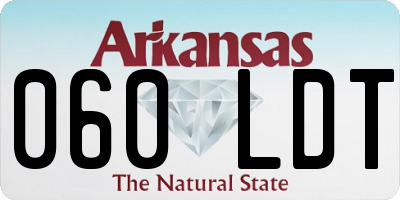 AR license plate 060LDT