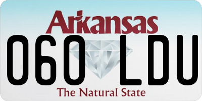 AR license plate 060LDU