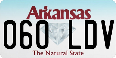 AR license plate 060LDV