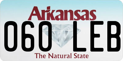 AR license plate 060LEB