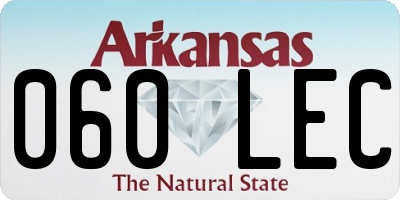 AR license plate 060LEC