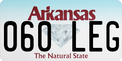 AR license plate 060LEG
