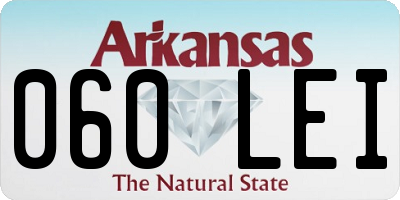 AR license plate 060LEI