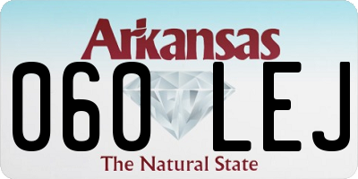 AR license plate 060LEJ