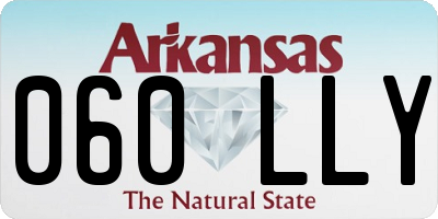 AR license plate 060LLY