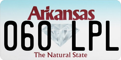 AR license plate 060LPL