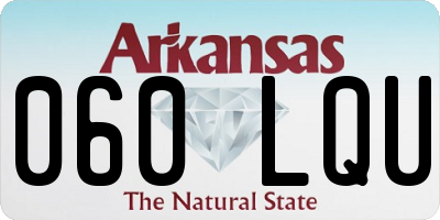 AR license plate 060LQU
