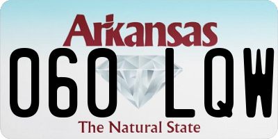 AR license plate 060LQW
