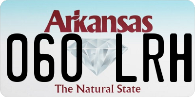 AR license plate 060LRH