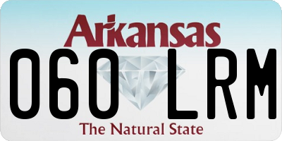 AR license plate 060LRM