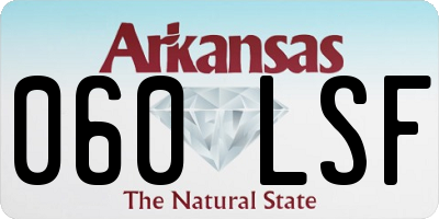 AR license plate 060LSF