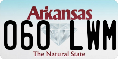 AR license plate 060LWM