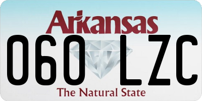 AR license plate 060LZC