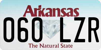 AR license plate 060LZR