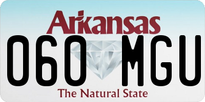 AR license plate 060MGU